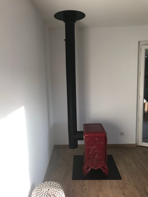 Tubo chimenea Estufa Jeremias FERRO LUX